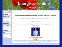 Tablet Screenshot of buergisser.ch
